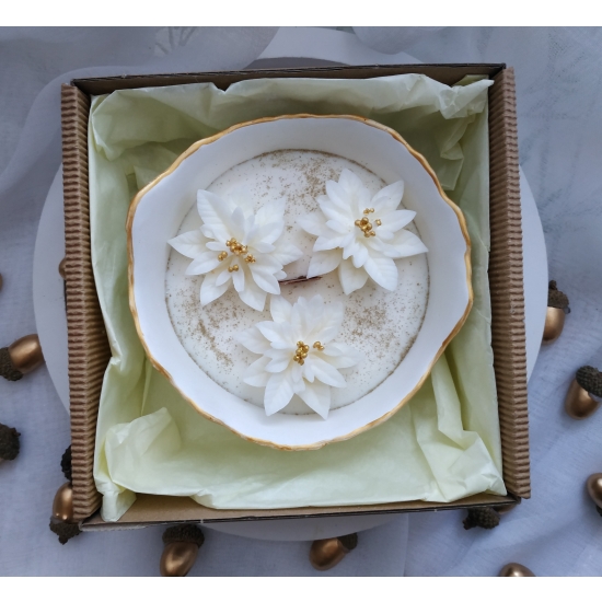 Świąteczna świeca sojowa